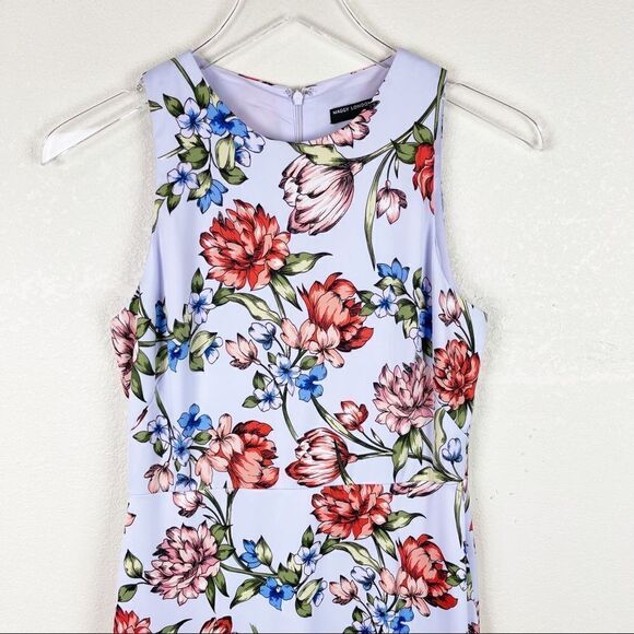 Maggy London Floral Sleeveless Midi Dress Size 2 - Picture 2 of 9